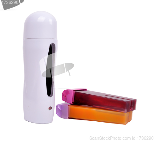 Image of Depilatory Wax Heater and cartridges