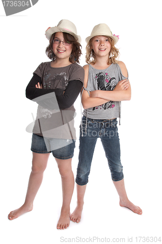 Image of Two girls standing