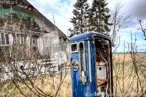 Image of Old Vintage Gas Pump