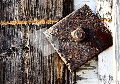 Image of Close up door latch