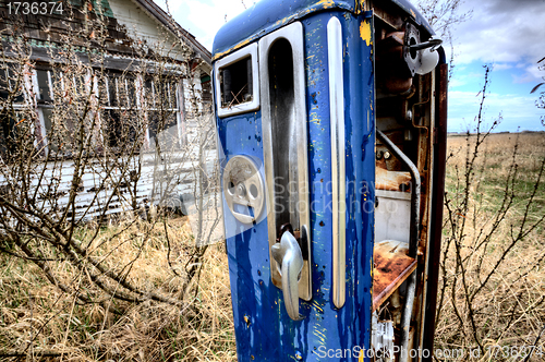 Image of Old Vintage Gas Pump