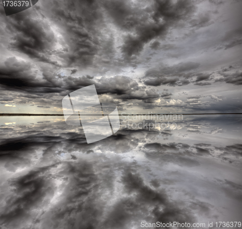 Image of Saskatchewan Lake Reflection