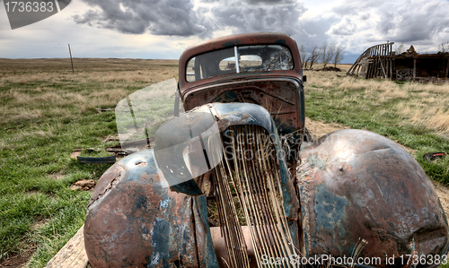 Image of Abandoned Vehicle Prairie