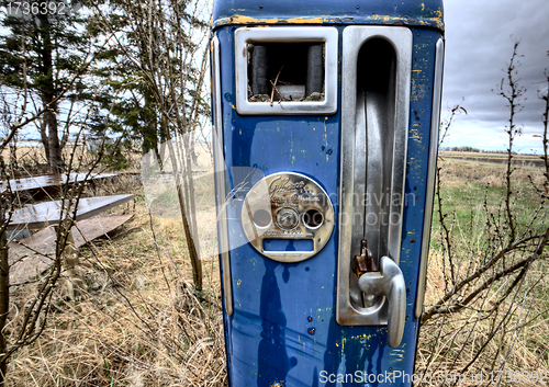 Image of Old Vintage Gas Pump