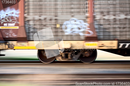 Image of Blurred Train