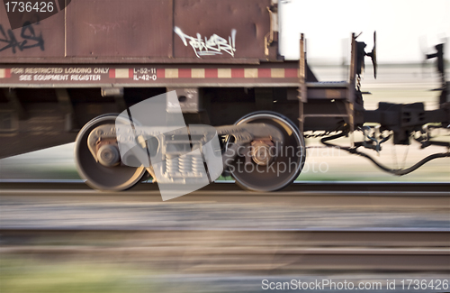 Image of Blurred Train