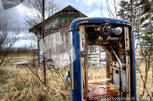 Image of Old Vintage Gas Pump