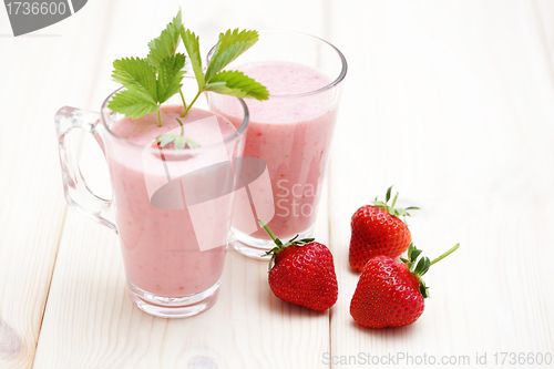 Image of strawberry smoothie