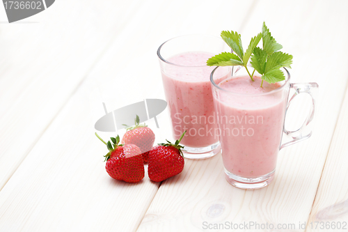 Image of strawberry smoothie