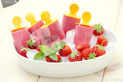 Image of strawberry ice cream