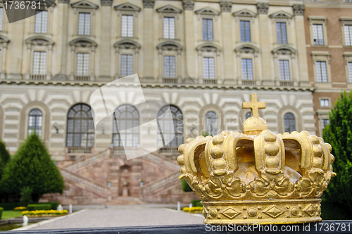 Image of Stockholm Royal Palace (Kungliga slottet) in old town (Gamla stan)