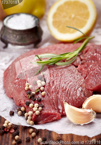 Image of raw steak