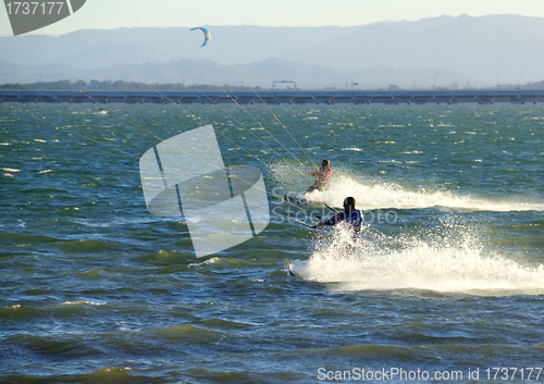 Image of Two Kite Surfers