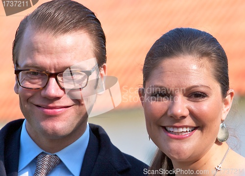 Image of Prince Daniel & princess Victoria of Sweden