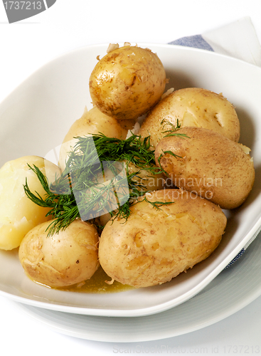 Image of New Potato Boiled closeup