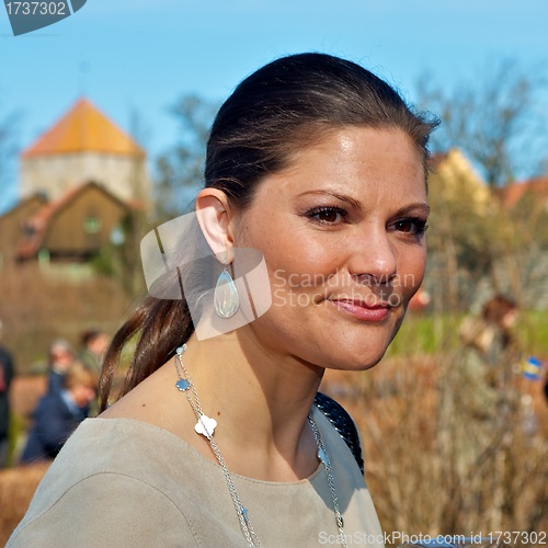 Image of Princess Victoria in Almedalen Gotland