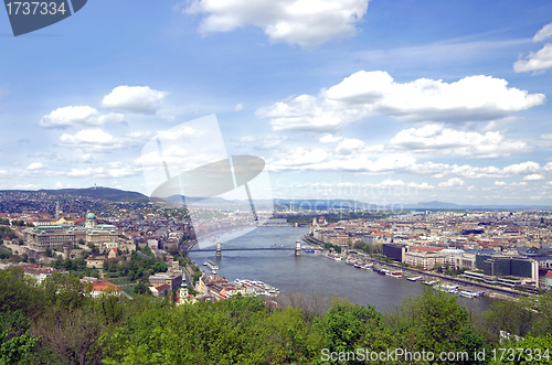 Image of budapest skyline