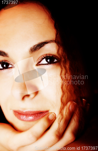 Image of Beautiful girl face