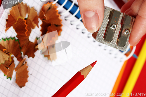 Image of Pencil and agenda