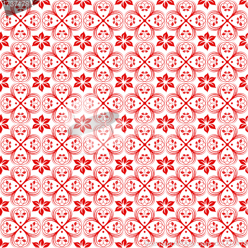 Image of Seamless Floral Pattern