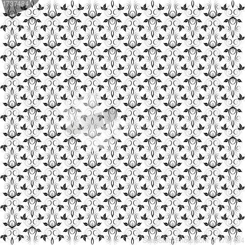 Image of Seamless Floral Pattern