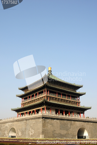 Image of Bell Tower in Xian China