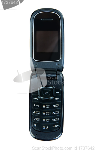 Image of clamshell mobile phone