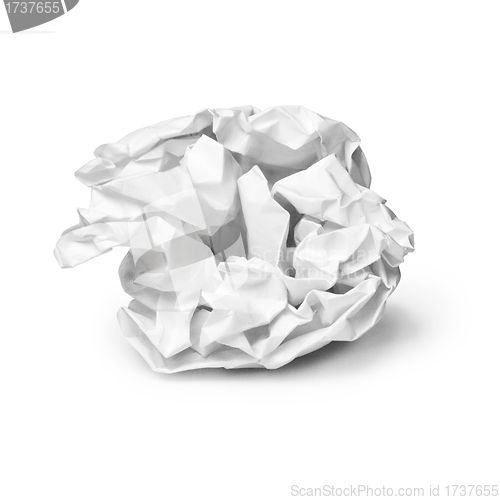 Image of Crumpled sheet of paper