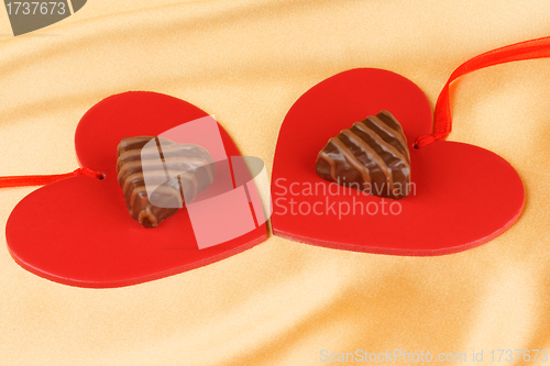 Image of Hearts and chocolates