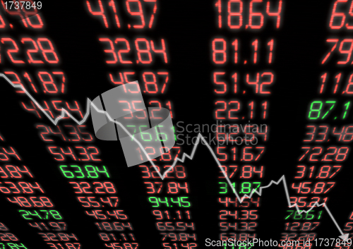 Image of Stock Market Down