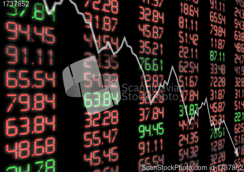 Image of Stock Market Down