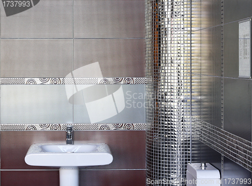 Image of Silver toilet