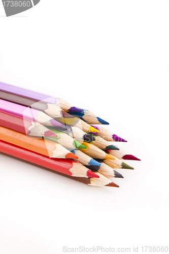 Image of colored pencils - isolated