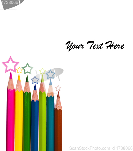Image of best colour pencils with stars