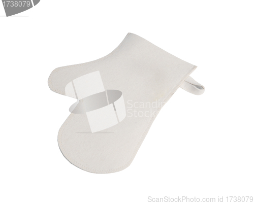 Image of kitchen glove apron isolated