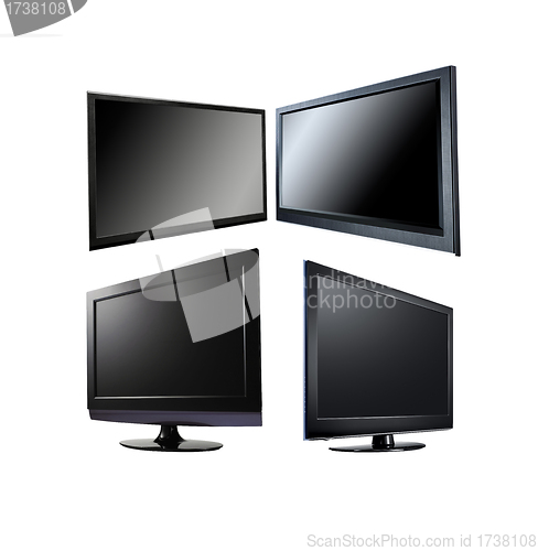 Image of four plasma panels