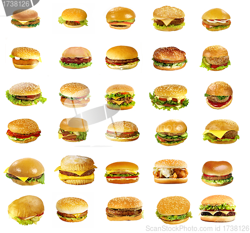 Image of Hamburgers and cheeseburgers