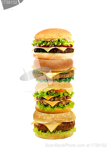 Image of Hamburgers and cheeseburgers