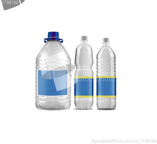 Image of Mineral water bottles