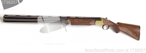 Image of Hunting double-barrelled gun