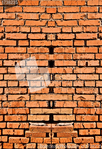 Image of Brick wall with a crack