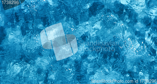 Image of blue water surface