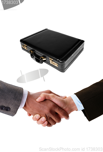 Image of Business man handshake