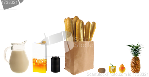 Image of image set of fresh food