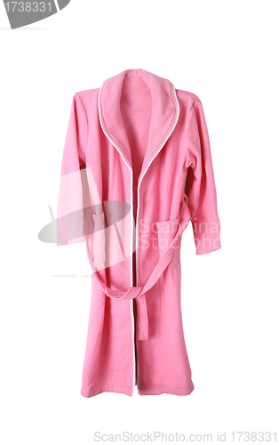 Image of bathrobe isolated