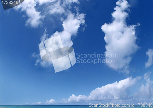 Image of Beautiful cloudy sky