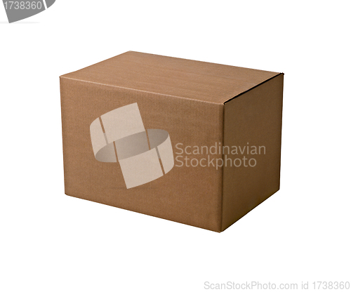 Image of cardboard box carton container