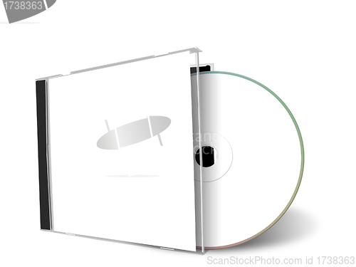 Image of blank cd cover