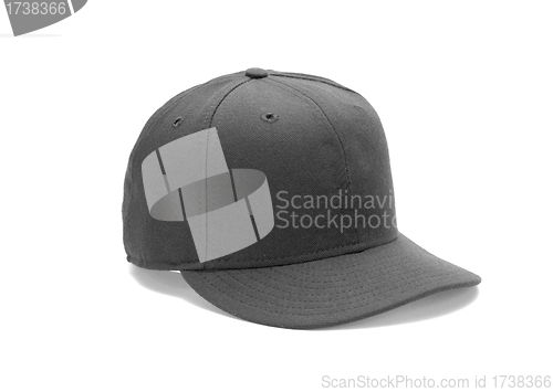 Image of black cap with clipping path