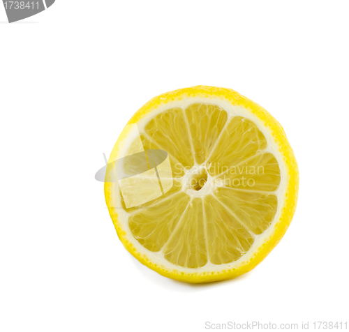 Image of lemon isolated on white